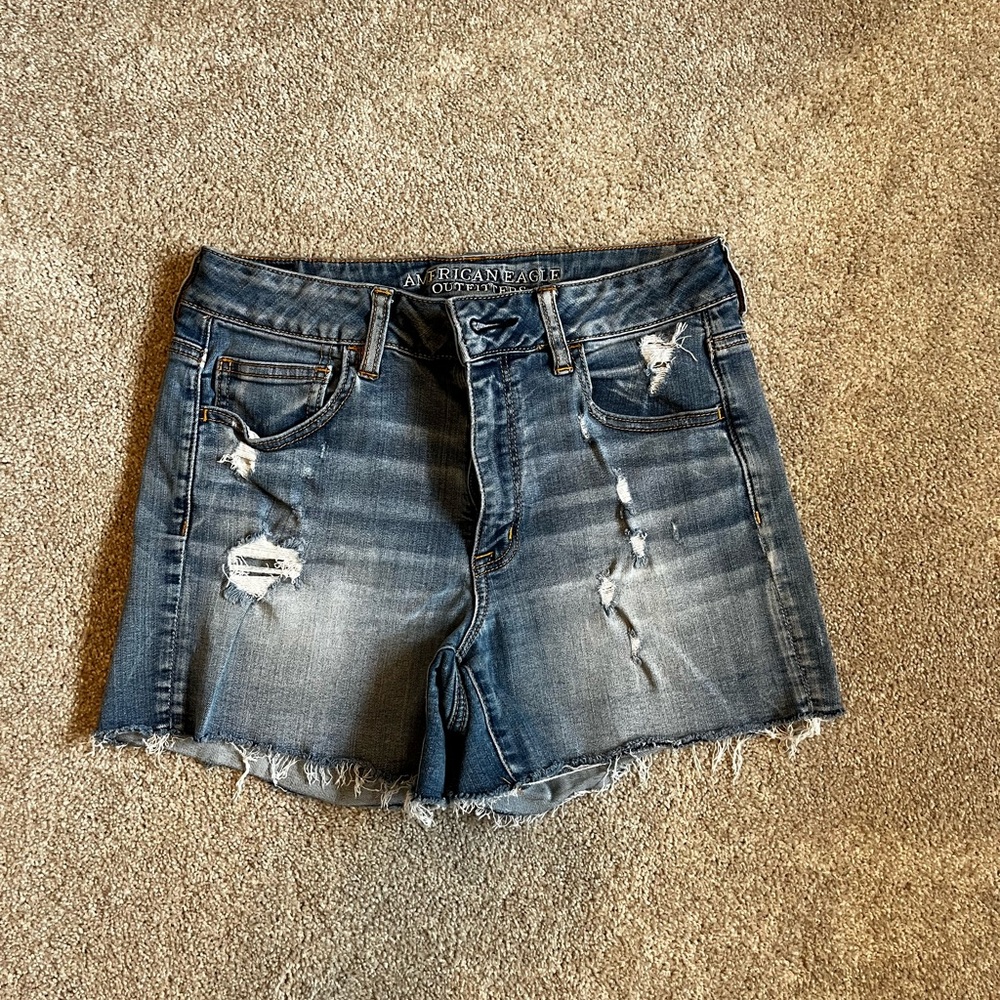 American Eagle Super Stretch High Rise Denim Short